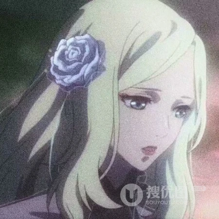 忧郁伤感的动漫少女插画动漫头像图片