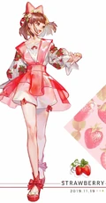 花果拟人二次元甜美清新少女美图，谁是你心目中最甜的那一个