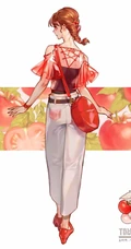 花果拟人二次元甜美清新少女美图，谁是你心目中最甜的那一个