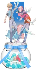 漫画《地缚少年花子君》精美糖果罐系列插画美图，p画师Glycan作品