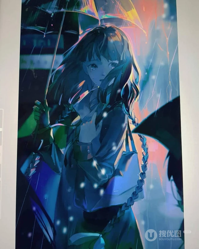 夕暮、千の風、雨音、窄门等精美插画图片，P站画师Glycan作品图集