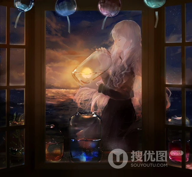 夕暮、千の風、雨音、窄门等精美插画图片，P站画师Glycan作品图集