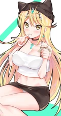 cosplay小猫咪和喝饮料的性感比基尼动漫美女手机壁纸