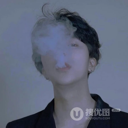 抽烟耍酷，高冷帅气的小哥哥微信头像图片
