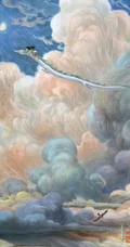 日本动漫神作&ldquo;千与千寻&rdquo;唯美场景高清手机桌面背景