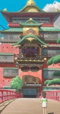 日本动漫神作&ldquo;千与千寻&rdquo;唯美场景高清手机桌面背景