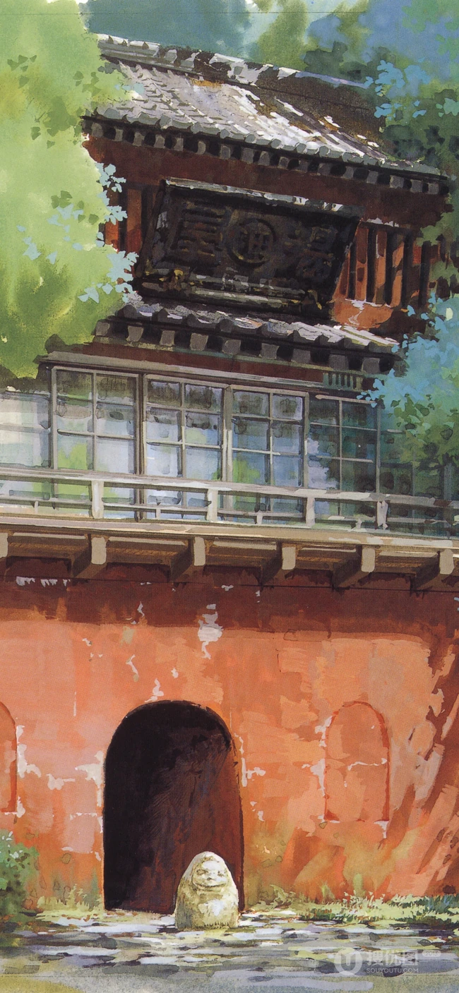 日本动漫神作&ldquo;千与千寻&rdquo;唯美场景高清手机桌面背景