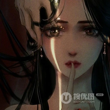 让人一下就会记住的手绘古风女生QQ头像