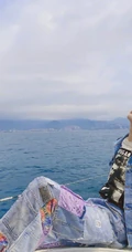 河北明星帅哥灵超海上出游帅气潮流照片