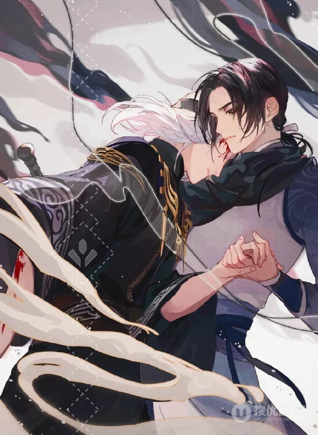 这些算是耽美图片吗？唯美古风男耽美插画图片 第7张