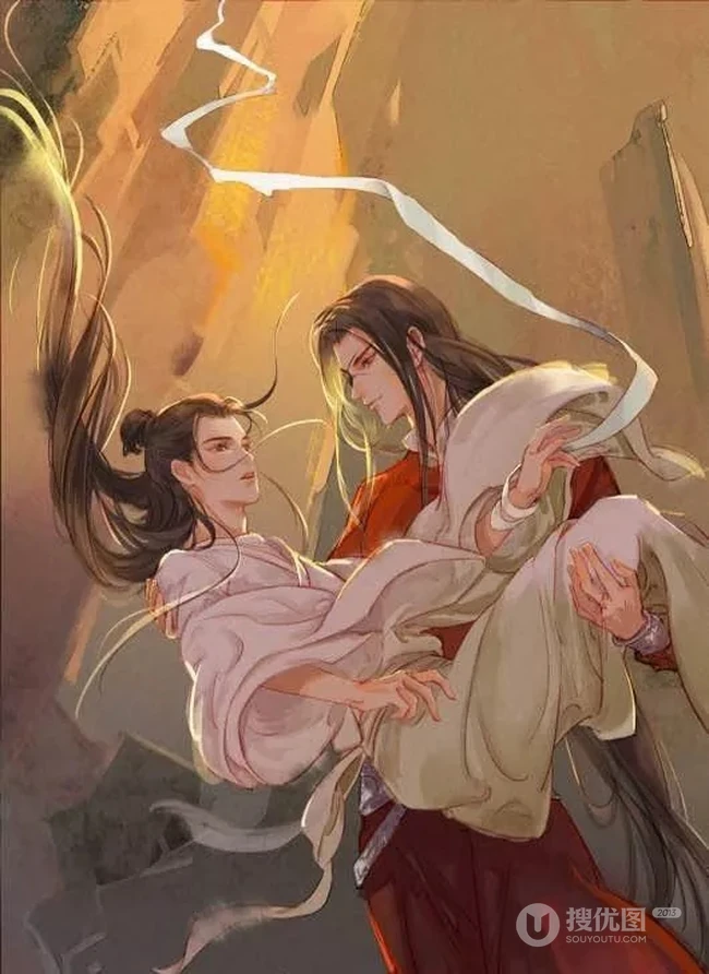 这些算是耽美图片吗？唯美古风男耽美插画图片 第1张