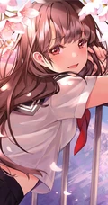 二次元世界里的那些纤细线条女生抬手露腰美萌图片集