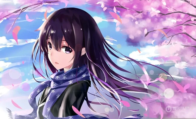 雪之下雪乃精选图片，动画《我的青春恋爱喜剧果然有问题》人物
