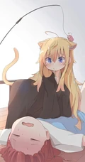 珈百璃图片，漫画《珈百璃的堕落》人物角色珈百璃可爱萌图集