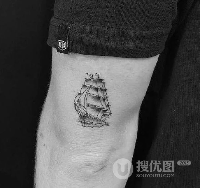 极简单的小纹身图案，个性可爱的男生纹身小图案图片欣赏 第1张