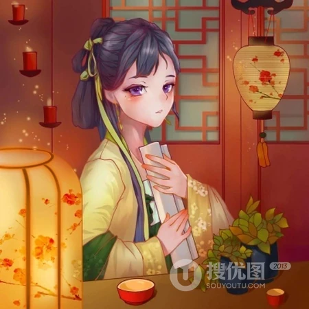 唯美古风古装动漫女生高清卡通头像图片