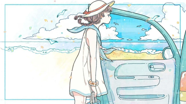二次元少女的浪漫幻想和天马行空唯美意境图片