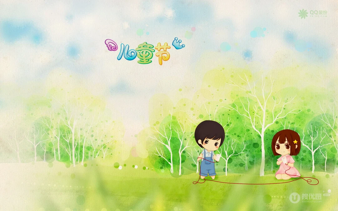 关于儿童，小孩的六一儿童节高清动漫壁纸图片