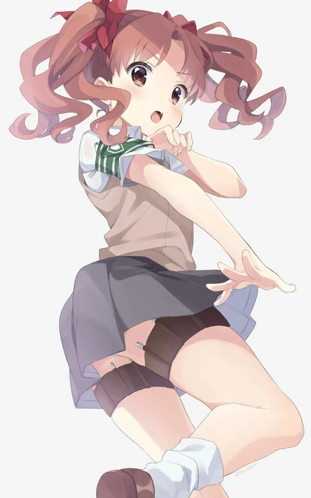 二次元动漫《魔法禁书目录》人物白井黑子精选美图集