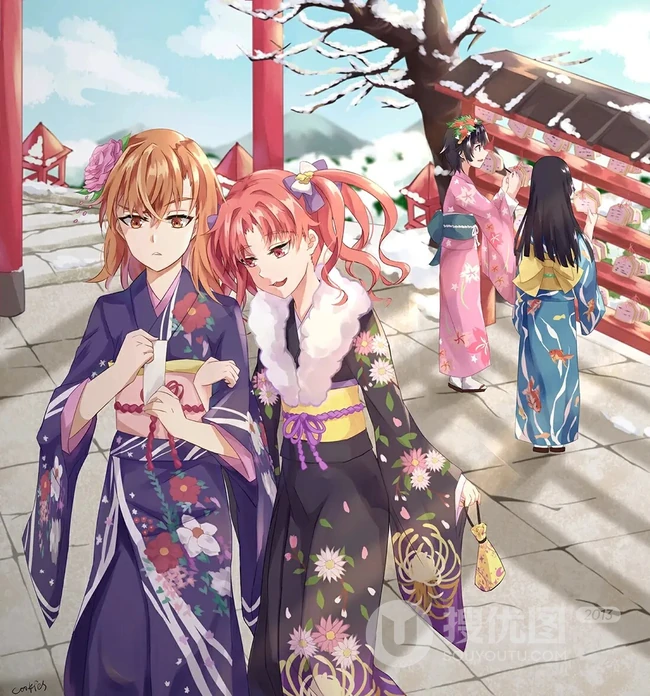 二次元动漫《魔法禁书目录》人物白井黑子精选美图集
