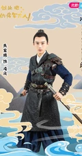 古装甜宠偶像短剧《创业吧，我的将军大人》人物宣传海报图片