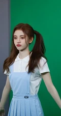 鞠婧祎拍摄儿童节主题可爱花絮图片
