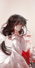 日本漫画《犬夜叉》动漫人物桔梗超清唯美图片集