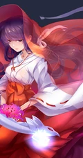 日本漫画《犬夜叉》动漫人物桔梗超清唯美图片集