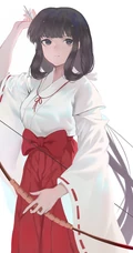日本漫画《犬夜叉》动漫人物桔梗超清唯美图片集