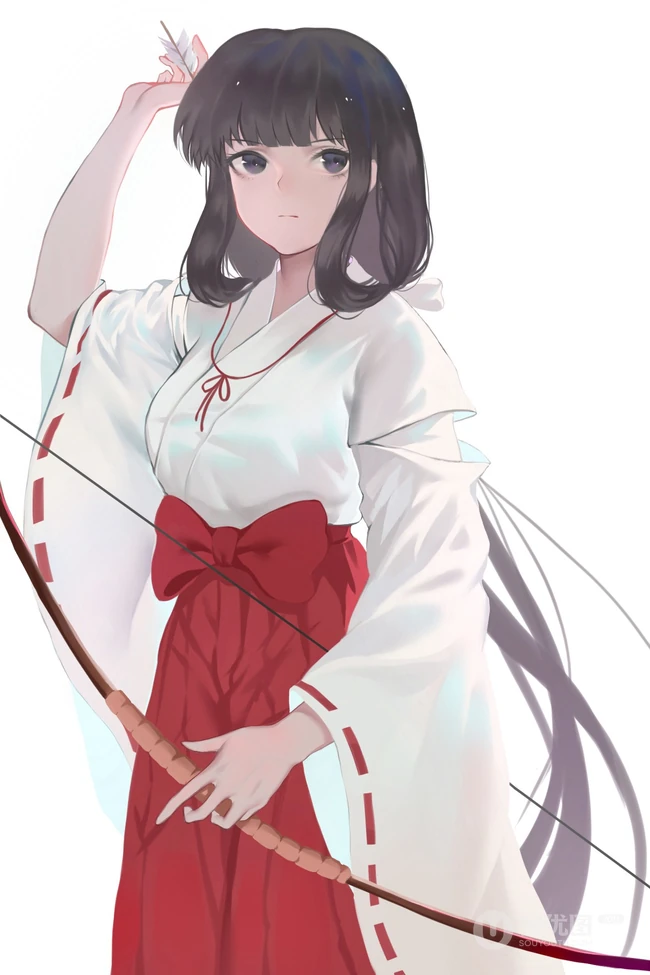 日本漫画《犬夜叉》动漫人物桔梗超清唯美图片集