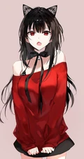 可爱气质的二次元兽耳朵动漫女生精选汗汗漫画壁纸图片集