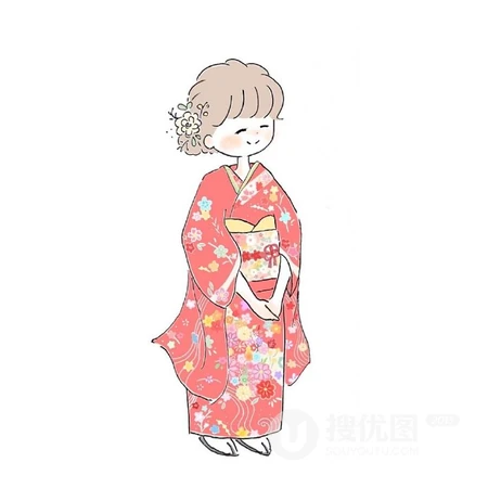 可爱小女孩简笔画，清新简洁的简笔画女孩好看头像图片