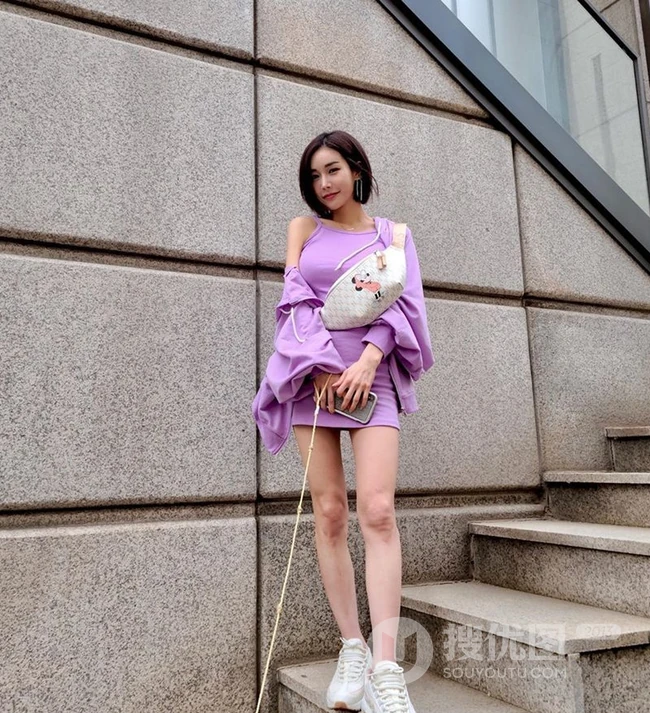 知性女生短发图片，女生2020最新款短发齐肩发型甜美图片 第6张