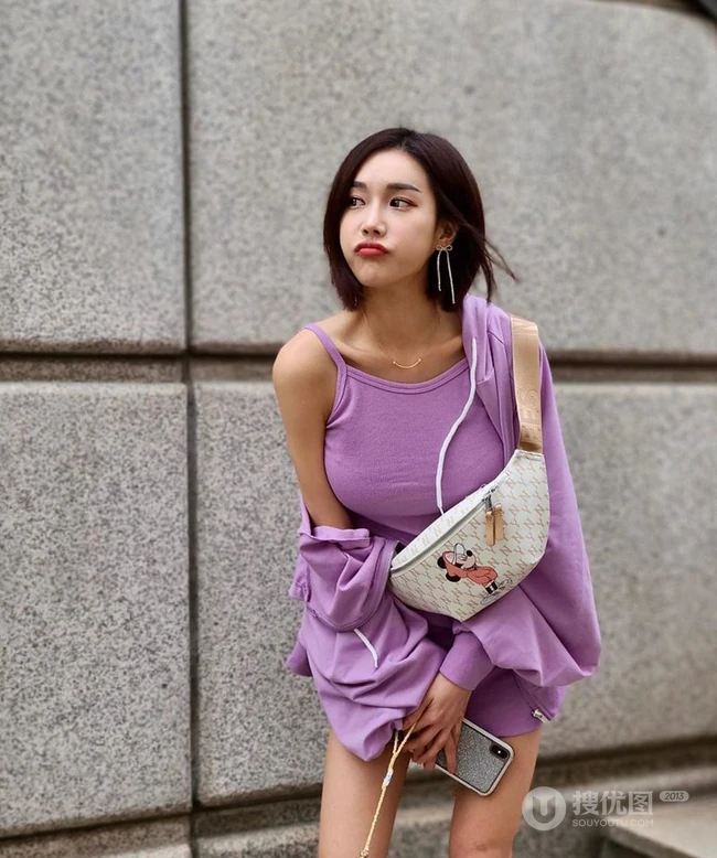 知性女生短发图片，女生2020最新款短发齐肩发型甜美图片 第11张