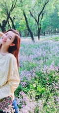 李兰迪小树林清新唯美照片