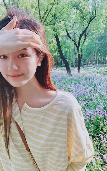 李兰迪小树林清新唯美照片
