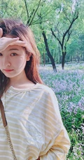 李兰迪小树林清新唯美照片