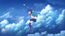 可爱动漫戴兔耳朵的兔女孩等唯美人物与唯美场景的高清桌面壁纸