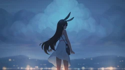 可爱动漫戴兔耳朵的兔女孩等唯美人物与唯美场景的高清桌面壁纸
