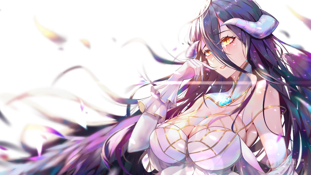 性感的二次元大胸美女插画壁纸图片