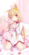 各式各样的二次元超短裙动漫气质女生，少女人物插画图片集