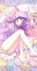 各式各样的二次元超短裙动漫气质女生，少女人物插画图片集