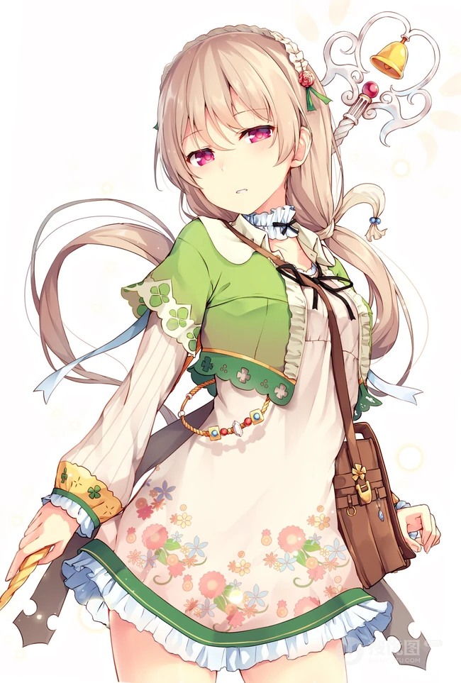 各式各样的二次元超短裙动漫气质女生，少女人物插画图片集