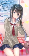 各式各样的二次元超短裙动漫气质女生，少女人物插画图片集