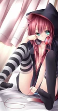 各式各样的二次元超短裙动漫气质女生，少女人物插画图片集