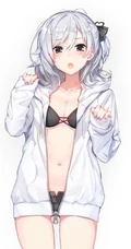 清凉夏日气质二次元热裤，短裤动漫女生甜心插画图片合集