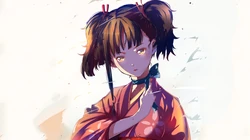 动漫&ldquo;甲铁城的卡巴内瑞&rdquo;人物插画高清壁纸