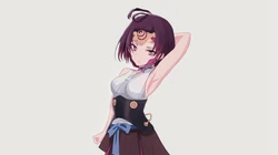 动漫&ldquo;甲铁城的卡巴内瑞&rdquo;人物插画高清壁纸