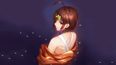 动漫&ldquo;甲铁城的卡巴内瑞&rdquo;人物插画高清壁纸