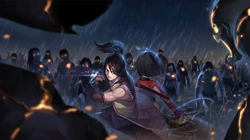 动漫&ldquo;甲铁城的卡巴内瑞&rdquo;人物插画高清壁纸